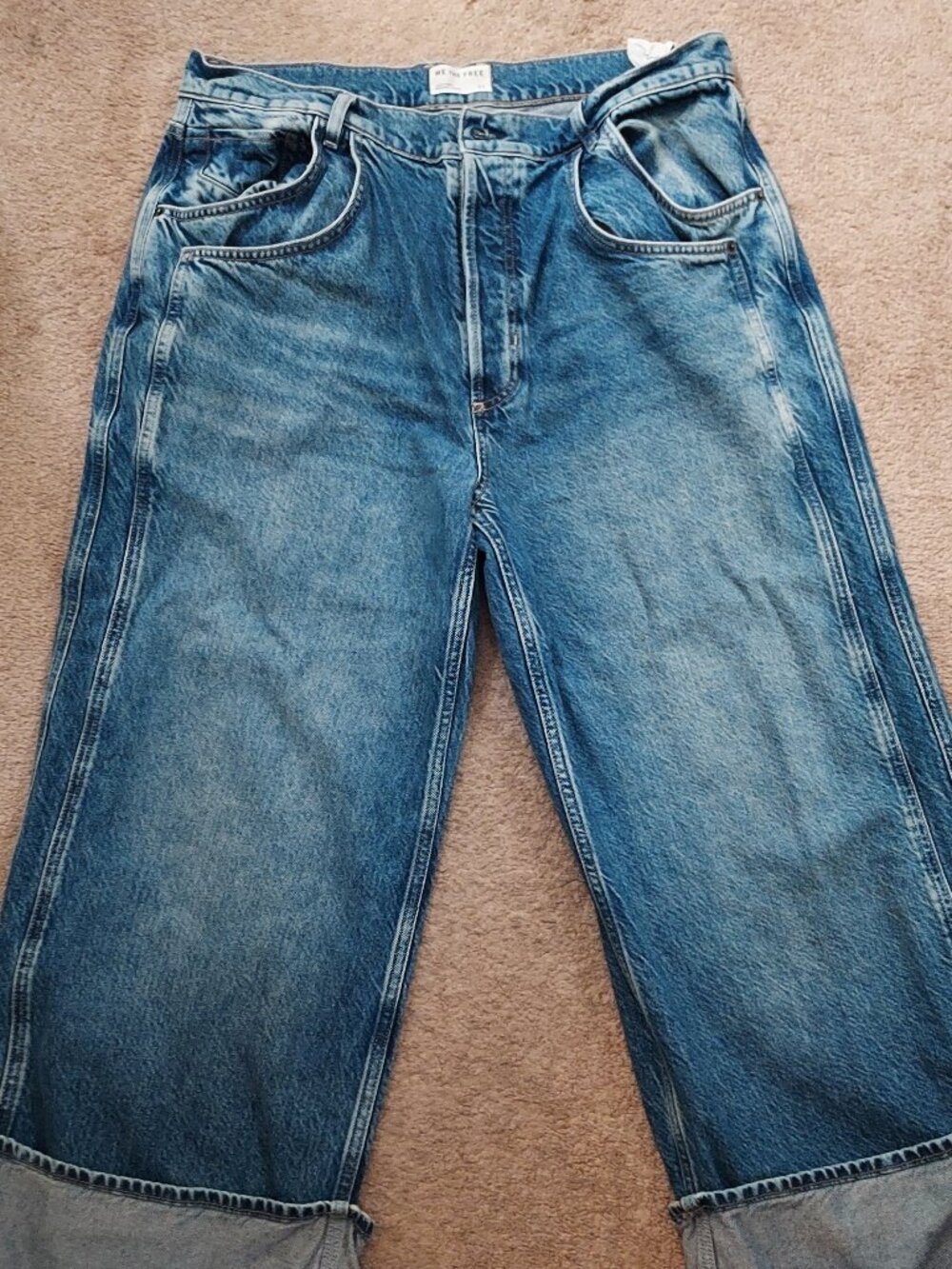 Cuffed Jeans